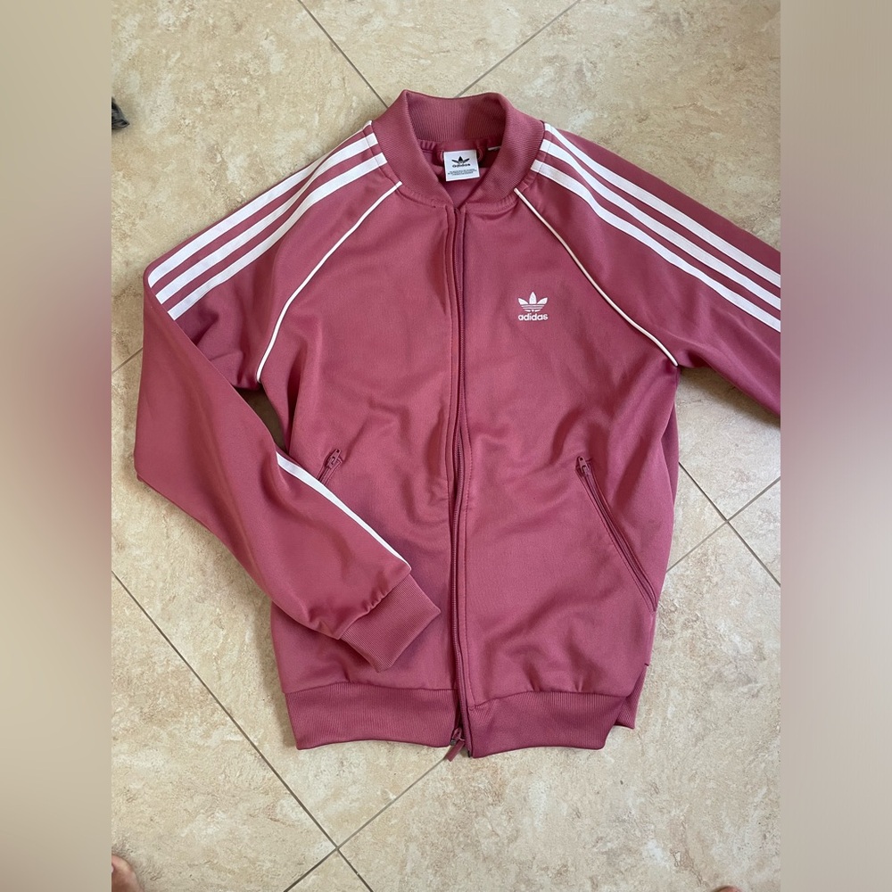 ADICOLOR CLASSICS SST TRACK JACKET pink mauve bomber jacket